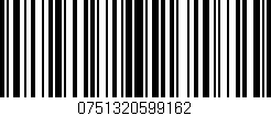 Código de barras (EAN, GTIN, SKU, ISBN): '0751320599162'