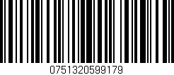 Código de barras (EAN, GTIN, SKU, ISBN): '0751320599179'