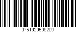 Código de barras (EAN, GTIN, SKU, ISBN): '0751320599209'