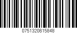Código de barras (EAN, GTIN, SKU, ISBN): '0751320615848'
