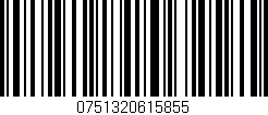 Código de barras (EAN, GTIN, SKU, ISBN): '0751320615855'
