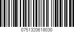 Código de barras (EAN, GTIN, SKU, ISBN): '0751320618030'