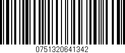 Código de barras (EAN, GTIN, SKU, ISBN): '0751320641342'