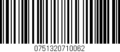 Código de barras (EAN, GTIN, SKU, ISBN): '0751320710062'