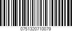 Código de barras (EAN, GTIN, SKU, ISBN): '0751320710079'