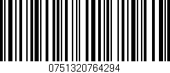 Código de barras (EAN, GTIN, SKU, ISBN): '0751320764294'