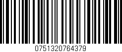 Código de barras (EAN, GTIN, SKU, ISBN): '0751320764379'