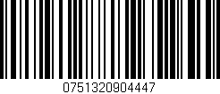 Código de barras (EAN, GTIN, SKU, ISBN): '0751320904447'