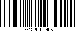 Código de barras (EAN, GTIN, SKU, ISBN): '0751320904485'