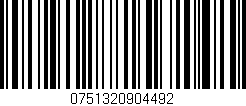 Código de barras (EAN, GTIN, SKU, ISBN): '0751320904492'