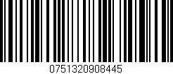 Código de barras (EAN, GTIN, SKU, ISBN): '0751320908445'