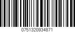 Código de barras (EAN, GTIN, SKU, ISBN): '0751320934871'