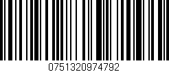 Código de barras (EAN, GTIN, SKU, ISBN): '0751320974792'