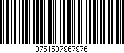 Código de barras (EAN, GTIN, SKU, ISBN): '0751537967976'