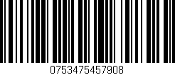 Código de barras (EAN, GTIN, SKU, ISBN): '0753475457908'