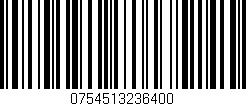 Código de barras (EAN, GTIN, SKU, ISBN): '0754513236400'