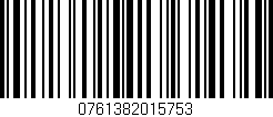 Código de barras (EAN, GTIN, SKU, ISBN): '0761382015753'
