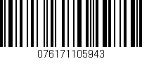 Código de barras (EAN, GTIN, SKU, ISBN): '076171105943'