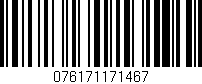 Código de barras (EAN, GTIN, SKU, ISBN): '076171171467'