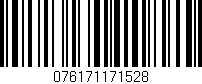 Código de barras (EAN, GTIN, SKU, ISBN): '076171171528'