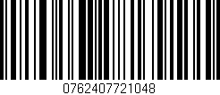 Código de barras (EAN, GTIN, SKU, ISBN): '0762407721048'