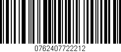 Código de barras (EAN, GTIN, SKU, ISBN): '0762407722212'