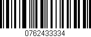 Código de barras (EAN, GTIN, SKU, ISBN): '0762433334'