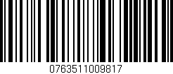 Código de barras (EAN, GTIN, SKU, ISBN): '0763511009817'