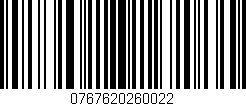 Código de barras (EAN, GTIN, SKU, ISBN): '0767620260022'