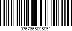 Código de barras (EAN, GTIN, SKU, ISBN): '0767665895951'