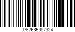Código de barras (EAN, GTIN, SKU, ISBN): '0767665897634'