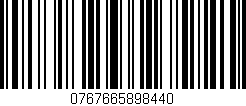 Código de barras (EAN, GTIN, SKU, ISBN): '0767665898440'