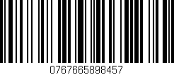 Código de barras (EAN, GTIN, SKU, ISBN): '0767665898457'