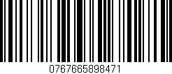 Código de barras (EAN, GTIN, SKU, ISBN): '0767665898471'