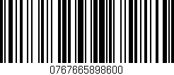 Código de barras (EAN, GTIN, SKU, ISBN): '0767665898600'