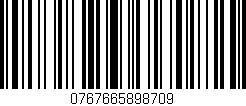 Código de barras (EAN, GTIN, SKU, ISBN): '0767665898709'