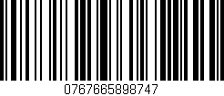 Código de barras (EAN, GTIN, SKU, ISBN): '0767665898747'