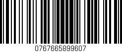 Código de barras (EAN, GTIN, SKU, ISBN): '0767665899607'