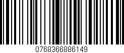 Código de barras (EAN, GTIN, SKU, ISBN): '0768366886149'