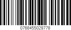Código de barras (EAN, GTIN, SKU, ISBN): '0768455029778'