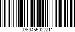 Código de barras (EAN, GTIN, SKU, ISBN): '0768455032211'