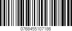 Código de barras (EAN, GTIN, SKU, ISBN): '0768455107186'