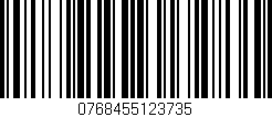Código de barras (EAN, GTIN, SKU, ISBN): '0768455123735'