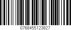 Código de barras (EAN, GTIN, SKU, ISBN): '0768455123827'
