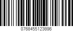 Código de barras (EAN, GTIN, SKU, ISBN): '0768455123896'
