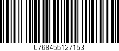 Código de barras (EAN, GTIN, SKU, ISBN): '0768455127153'