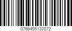 Código de barras (EAN, GTIN, SKU, ISBN): '0768455132072'