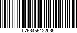 Código de barras (EAN, GTIN, SKU, ISBN): '0768455132089'