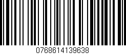 Código de barras (EAN, GTIN, SKU, ISBN): '0768614139638'