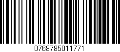 Código de barras (EAN, GTIN, SKU, ISBN): '0768785011771'